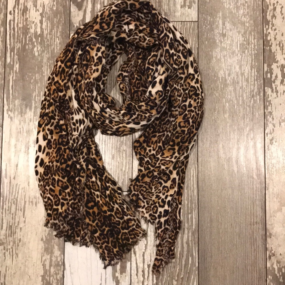 Leopard Print Scarf